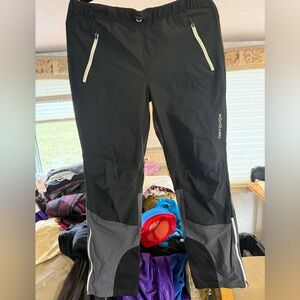 ORTOVOX Men's Black & Gray Softshell Ski Joggers
